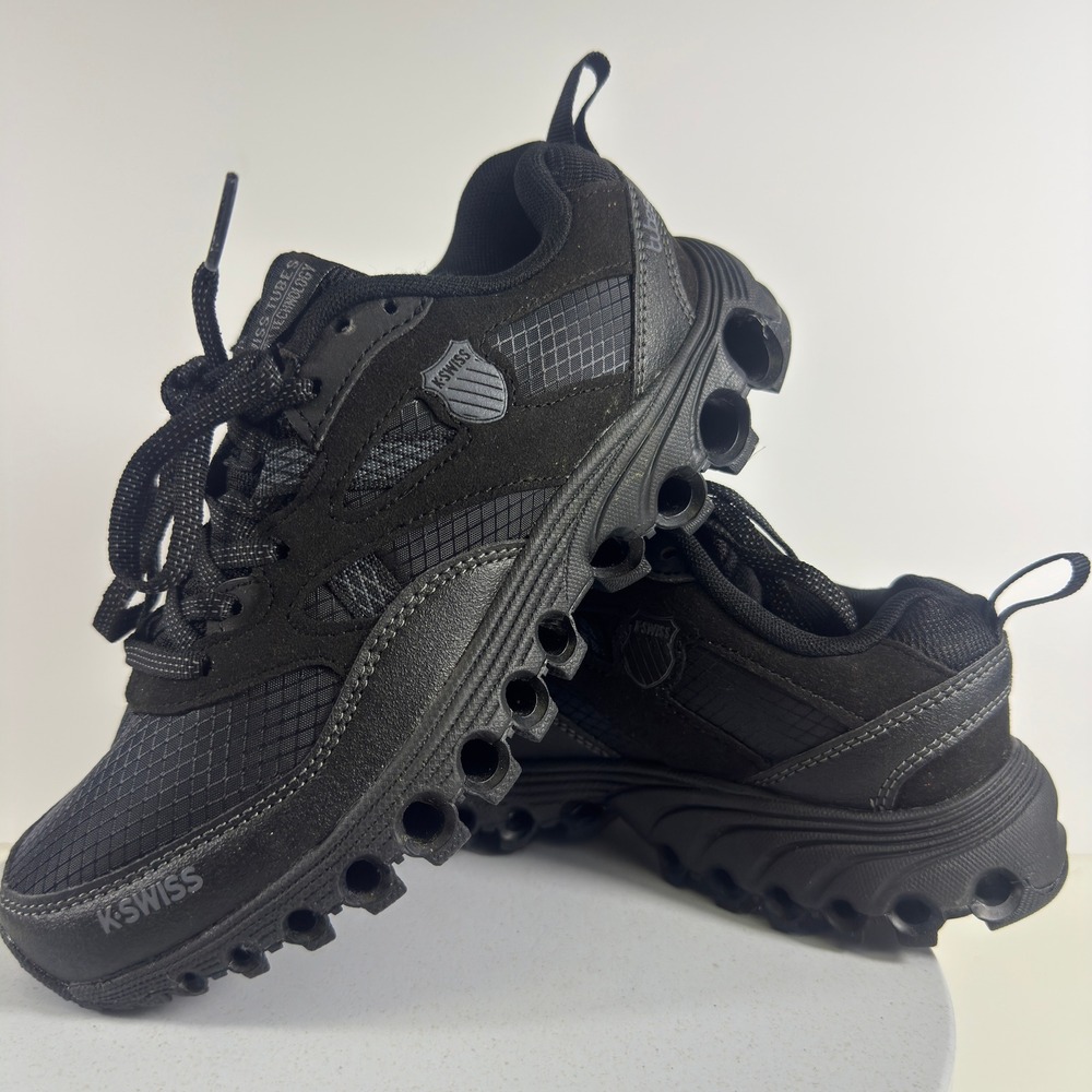 K-Swiss Tubes Comfort 200 Womens Black Athletic Training Shoes Sneakers 4.5